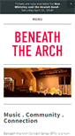 Mobile Screenshot of beneaththearch.ca